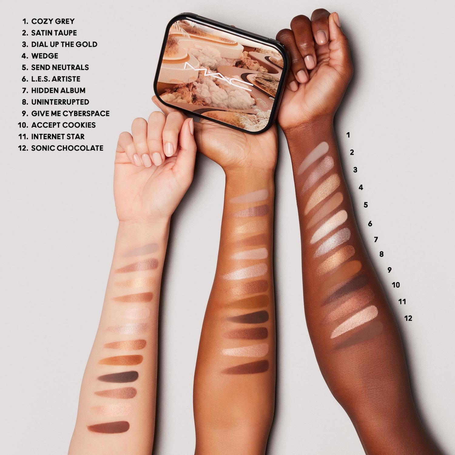 CONNECT IN COLOUR: UNFILTERED NUDES (PALETA DE SOMBRAS PARA OJOS)
